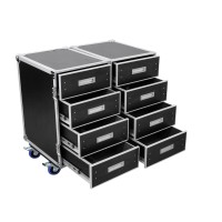ROADINGER Custodia Universale con 8 Cassetti e Ruote Girevoli - Double Drawer DD-2