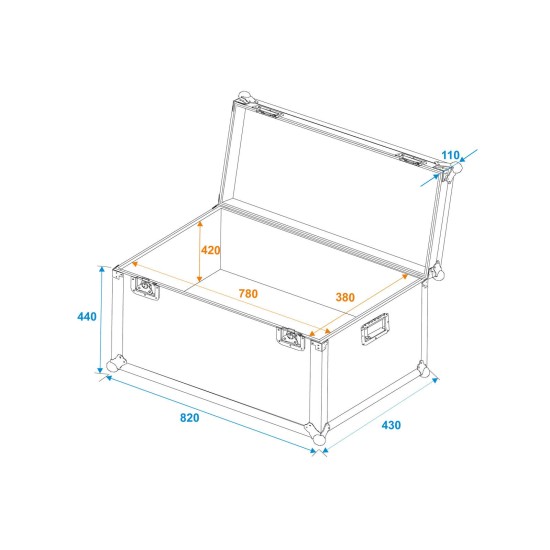 ROADINGER Custodia Universale per Trasporto Casse, Alta Qualità, Resistente e Sicura