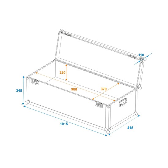 ROADINGER Custodia Universale per Trasporto 100x40cm - Robusta e Affidabile