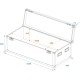 Custodia Universale ROADINGER Pro 100x40x40 cm per Casse Professionali