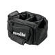 EUROLITE SB-14 Soft Bag Nera Impermeabile per 4 Flat Light AKKU con Tasche Esterne