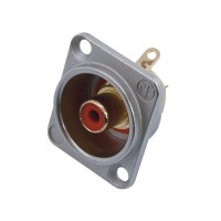 NEUTRIK Presa RCA da Incasso Rossa - Connettore Audio Professionale