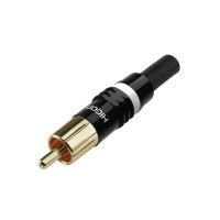 Connettore RCA HICON HI-CM03-NTL - Progettato per Cavi Professionali