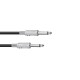 Cavo Audio Omnitronic Jack 6,3 mm Mono, 1 m, Nero - Perfetto per Strumenti Musicali