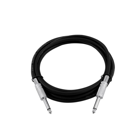 Cavo Audio OMNITRONIC Jack 6,3 mm Mono 6m Nero - Connessione Professionale