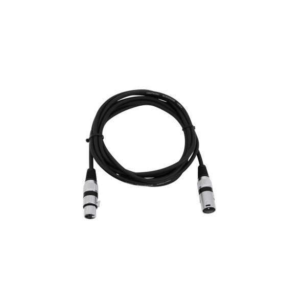 Cavo Audio XLR 3 Poli 7,5m Nero - OMNITRONIC