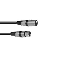Cavo Audio XLR 3 Poli Omnitronic 10 m Nero - Connessione Professionale