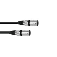 Cavo Adattatore Audio XLR Maschio a Maschio Omnitronic 0,2 m Nero