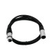 OMNITRONIC Cavo Audio XLR 5 Poli 0,5m Nero - Connessioni Professionali