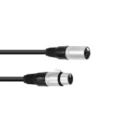Cavo Audio OMNITRONIC XLR 5 Poli, 1 m, Nero - Ideale per Impianti Professionali