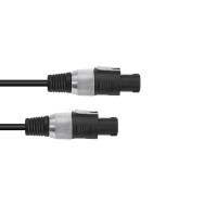 OMNITRONIC Cavo Altoparlanti 2x1,5 mm² 5m Nero - Connessione Professionale per Audio