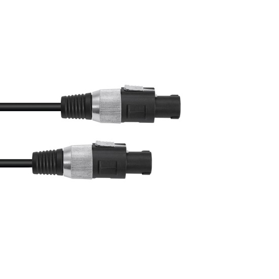OMNITRONIC Cavo Altoparlanti 2x1,5 mm² 5m Nero - Connessione Professionale per Audio