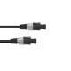 OMNITRONIC Cavo Altoparlanti 2x2,5 mm² 5m Nero - Connessioni Audio Professionali