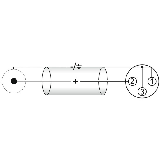 Cavo Adattatore Audio OMNITRONIC RCA/XLR(F) 2m Nero - Ideale per Impianti Professionali