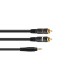 Cavo Adattatore Audio OMNITRONIC 3,5 mm Jack a 2 RCA, 1,5m Nero