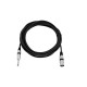 Cavo Adattatore Audio XLR(M) a Jack Mono 5m Nero - OMNITRONIC