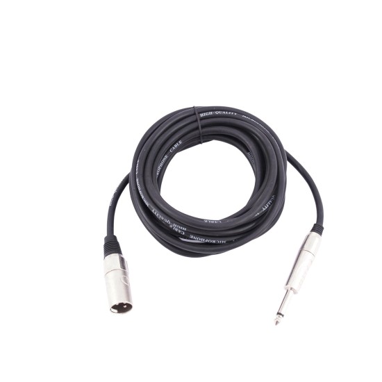 Cavo Adattatore OMNITRONIC XLR(M) a Jack Mono 10m Nero - Audio Professionale