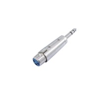 Adattatore Audio OMNITRONIC XLR Femmina a Jack Stereo 6,3 mm - Pro Audio