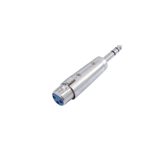 Adattatore Audio OMNITRONIC XLR Femmina a Jack Stereo 6,3 mm - Pro Audio