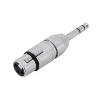 Adattatore Audio Professionale NEUTRIK XLR(F) a Jack Stereo (M) NA3FP - Made in Europe