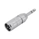 Adattatore Professionale NEUTRIK XLR Maschio a Jack 6,35 mm Stereo NA3MP