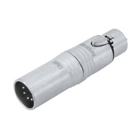 Adattatore NEUTRIK XLR 3 poli(F) a 5 poli(M) per Effetti Luce DMX