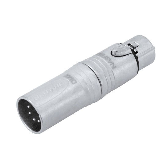 Adattatore NEUTRIK XLR 3 poli(F) a 5 poli(M) per Effetti Luce DMX