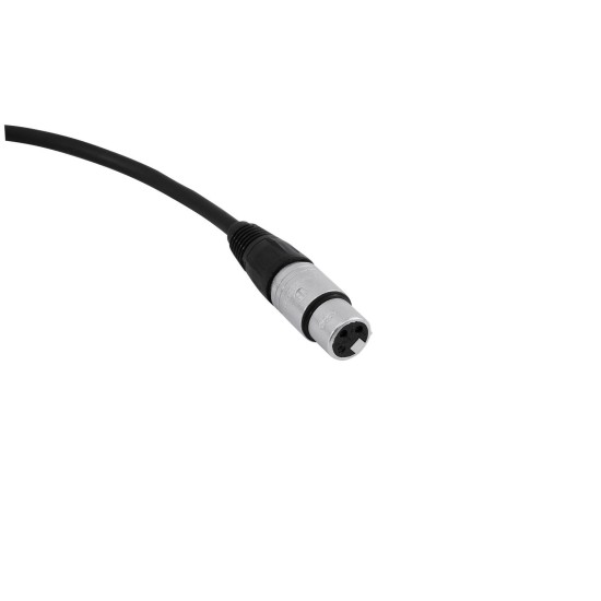 SOMMER CABLE Cavo XLR 3 Pin 0.5m Nero con Connettori Neutrik - Alta Qualità Made in Germany