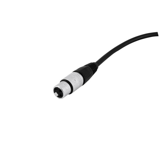 SOMMER CABLE Cavo XLR 3 Pin 0.5m Nero con Connettori Neutrik - Alta Qualità Made in Germany