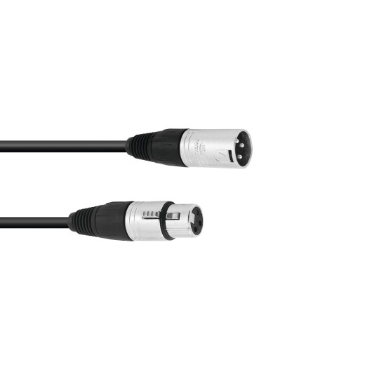 Cavo XLR Sommer Cable 3 Pin 20m Nero con Connettori Neutrik - Alta Qualità Audio