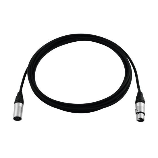 PSSO Cavo DMX XLR 5 Poli Neutrik 10m Nero - Illuminazione Professionale