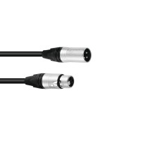 Cavo XLR 3 Poli 1,5m Nero Neutrik per Microfono - Affidabile e Made in Germany