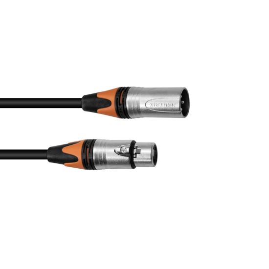 Cavo XLR 3 Poli 3m Nero Neutrik - Alta Qualità Made in Germany