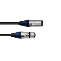 Cavo Microfono XLR 3 Poli 5m Nero Neutrik - Alta Qualità Made in Germany
