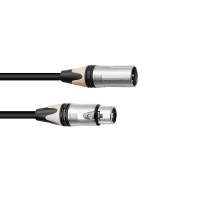 Cavo Microfono XLR 3 Poli 15m Neutrik Nero - Alta Qualità e Conduttività