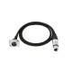 Cavo Patch XLR(F)/XLR(M) 1m Nero - PSSO con Connettori NEUTRIK
