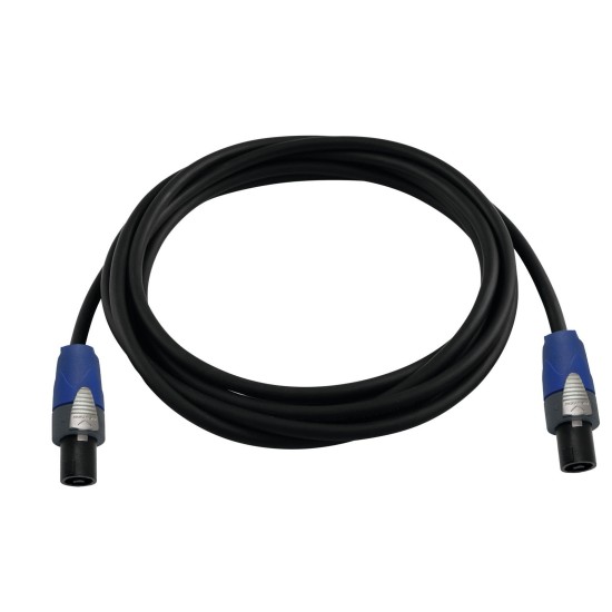 Cavo Altoparlanti Professionale PSSO 5m Nero con Connettori Speakon NEUTRIK 2x2,5 mm²