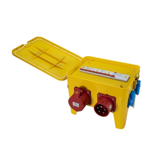 EUROLITE SBPO-3240B: Distributore di Corrente Portatile con Interruttore Differenziale 32 A, IP44