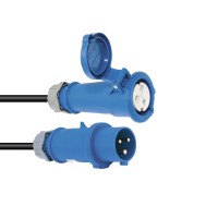 PSSO Prolunga CEE 16A 3x2.5mm² 10m Blu - Cavo Alimentazione per Eventi