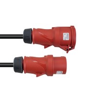 PSSO Prolunga CEE 32A 5x6 mm² 10 m Rossa per Impianti Elettrici Professionali