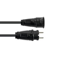 Cavo di Estensione Professionale PSSO 3x2,5 mm² 15m Nero