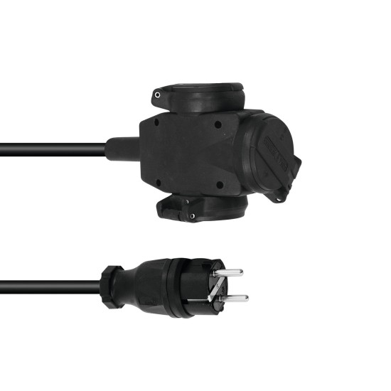 Prolunga PSSO 10m 3x1.5mm² per Eventi con Protezione IP54 - Made in Germany
