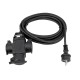 Prolunga EUROLITE 5m 3x1,5mm² con Tripla Presa - Cavo Alimentazione Nero
