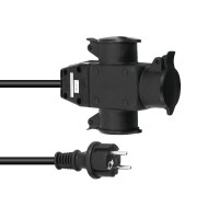 Prolunga EUROLITE 10m Tripla 3x1,5 mm² - Cavo di Alimentazione per Eventi