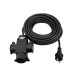 Prolunga EUROLITE 10m Tripla 3x1,5 mm² - Cavo di Alimentazione per Eventi