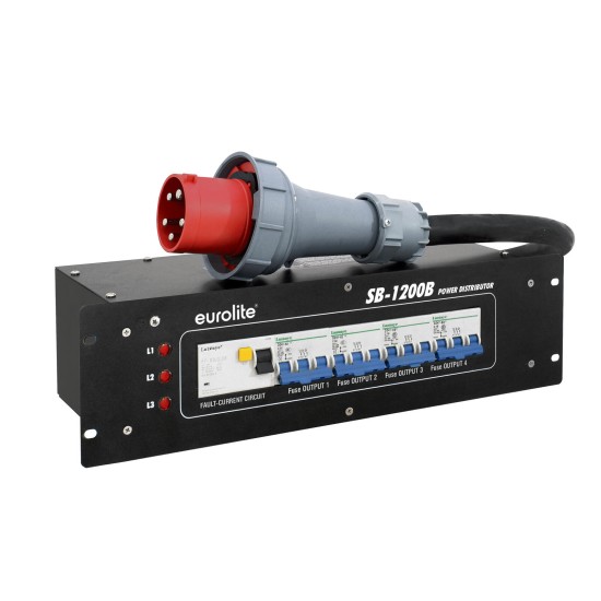 Distribuzione di Corrente EUROLITE SB-1200B - Distributore Rack 19