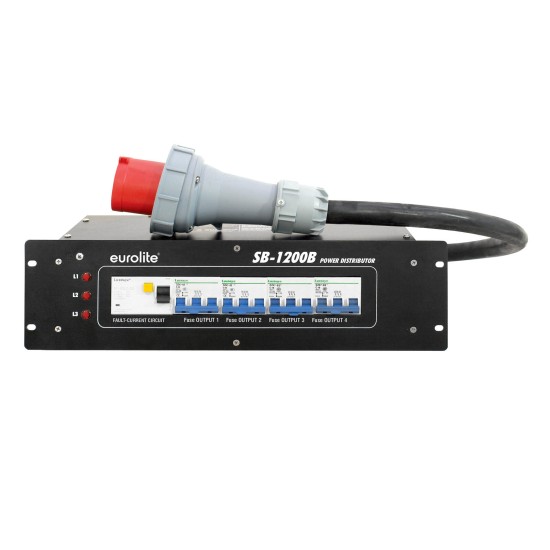 Distribuzione di Corrente EUROLITE SB-1200B - Distributore Rack 19