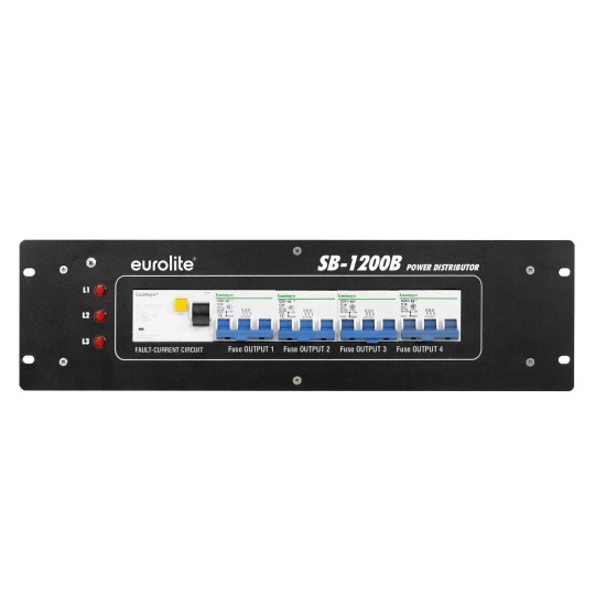 Distribuzione di Corrente EUROLITE SB-1200B - Distributore Rack 19