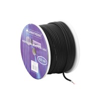 OMNITRONIC Cavo Microfono Professionale 2x0,22mm² 100m Nero - Alta Flessibilità e Schermatura