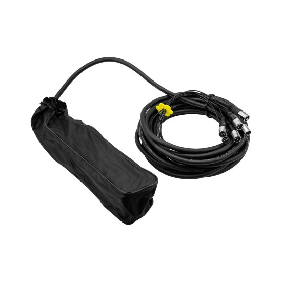 OMNITRONIC Stagebox Multicore MUS-810: Proiettore di Segnali Audio 8 IN XLR, 10 m